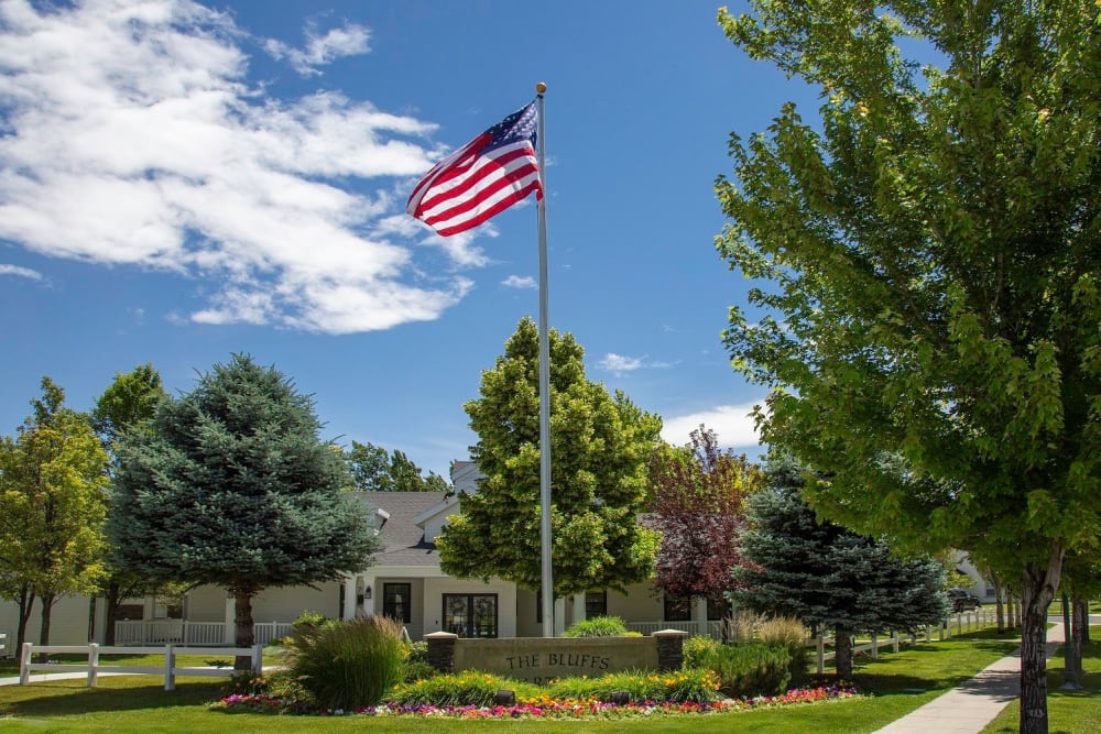 Rendering of apartments at The Bluffs Apartments in Bluffdale, Utah