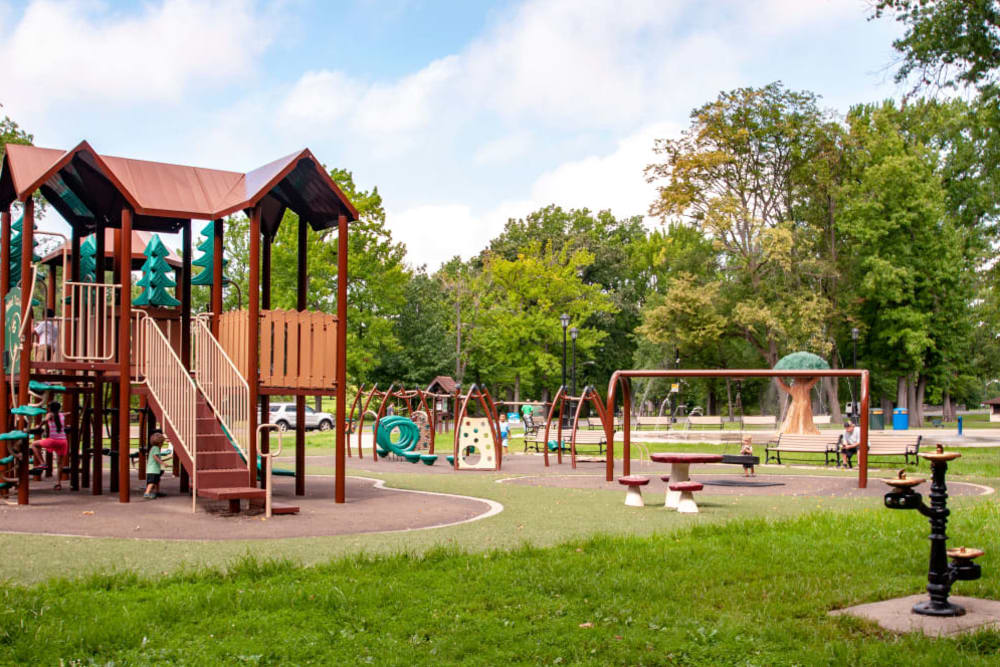 Playground at Linden Arms in Elizabeth, New Jersey