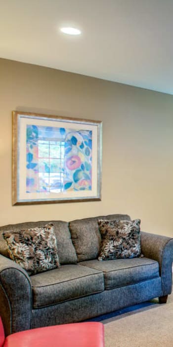 Living room at Timber Ridge in Lindenwold, New Jersey