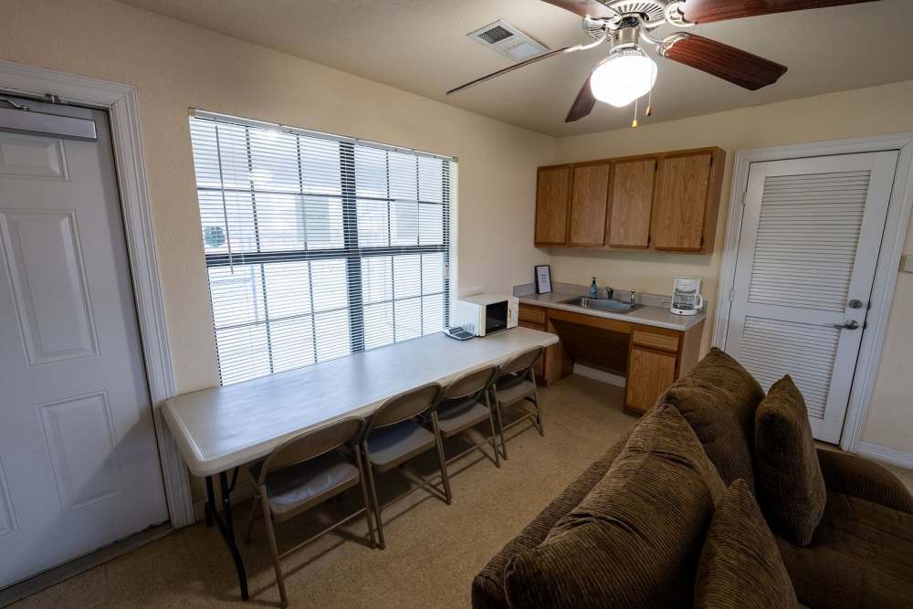 Breakfast bar at Bolivar Homes in Cleveland,Mississippi