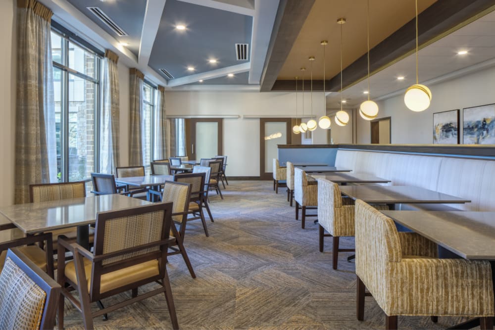 Dining room at Eagleview Landing in Exton, Pennsylvania