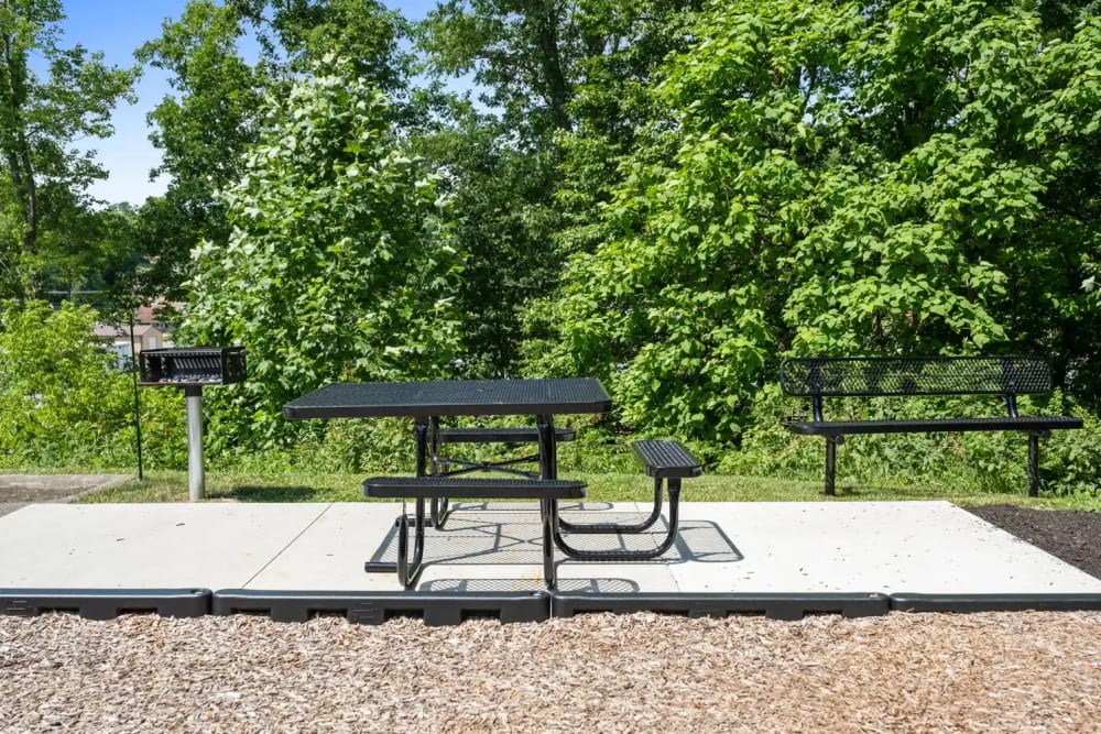 Pedestal grill at Josephs Crossing in Summersville. WV