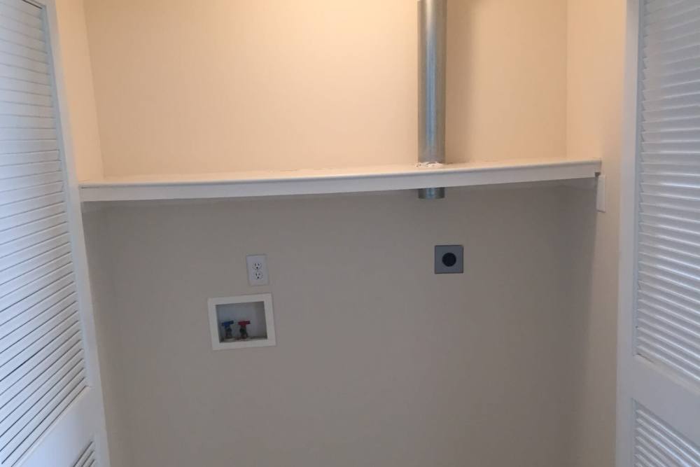 Washer and dryer hookups at Gleneagles Apartments in Lexington,Kentucky