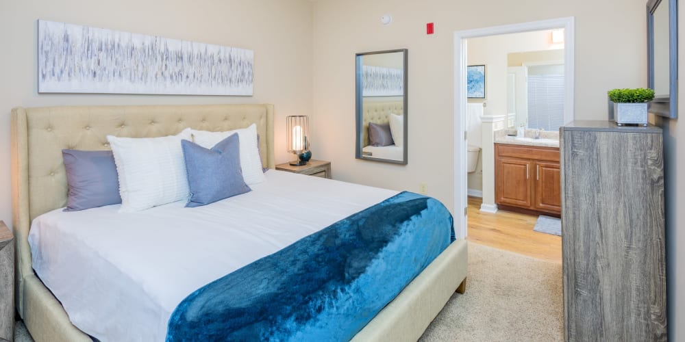 Spacious bedroom at Arbor Village in Summerville, South Carolina