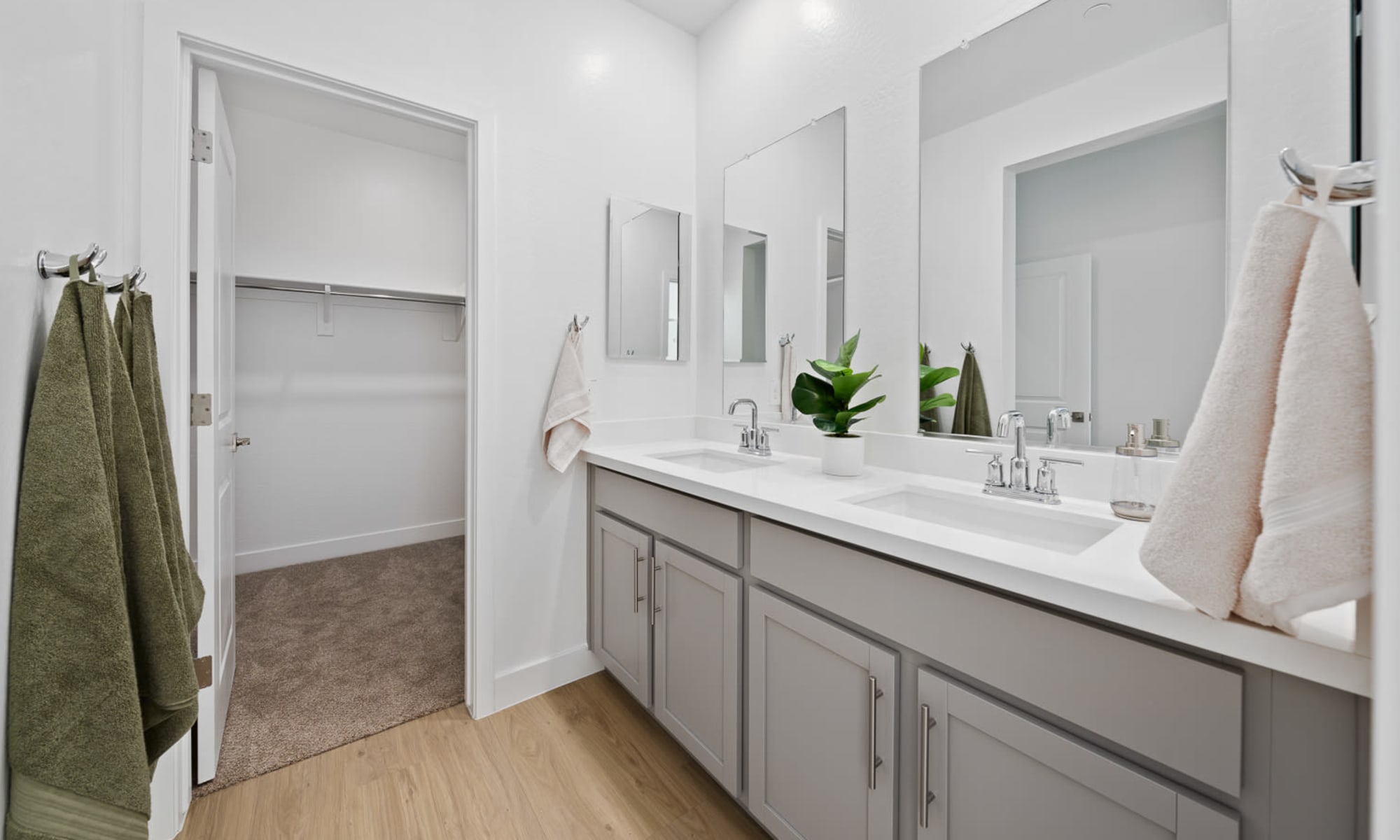 Modern bathroom finishes at Sierra Verde in Surprise, Arizona