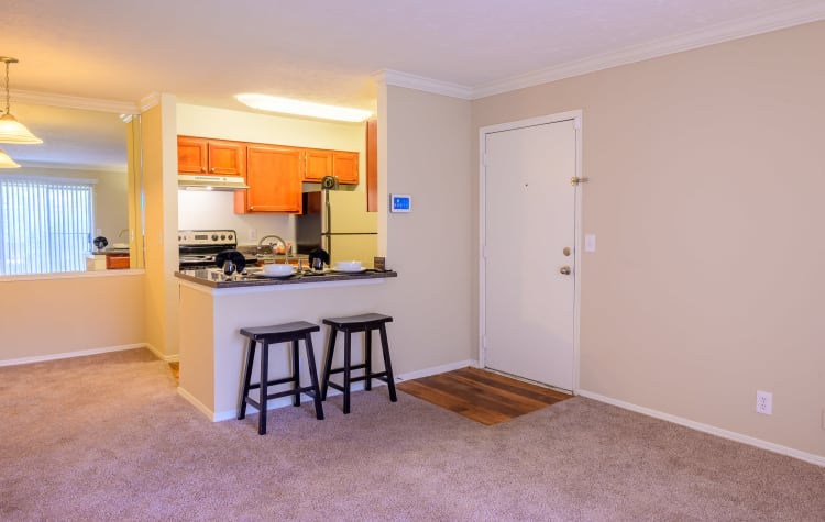 stainless-steel appliances in kitchen at The Hamilton in Hendersonville, Tennessee
