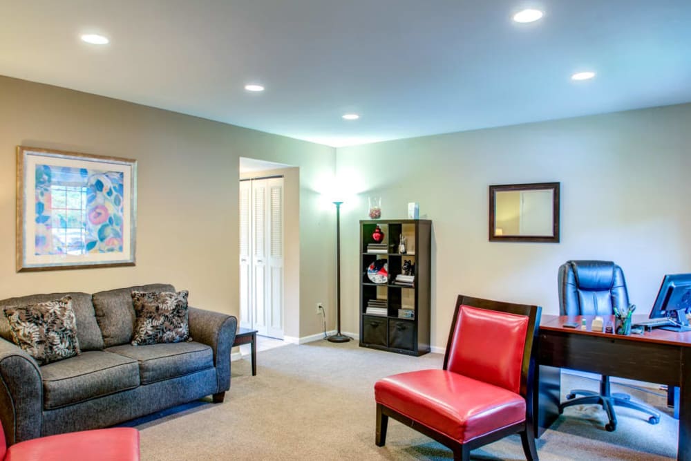 Living room at Timber Ridge in Lindenwold, New Jersey