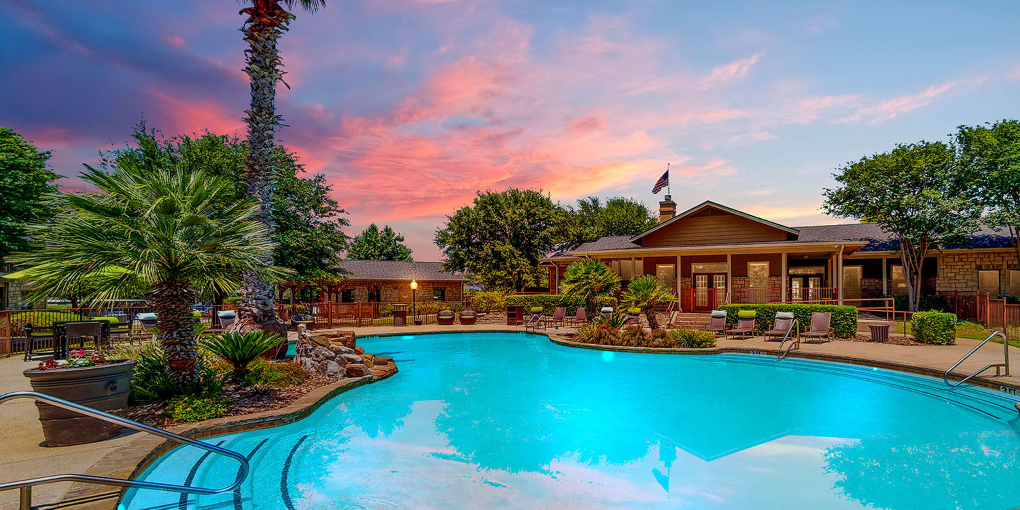 Rendering of residents swimming pool at Brynwood in San Antonio, Texas