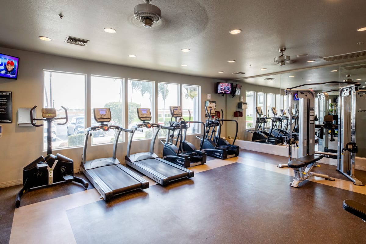 Fitness center at Tamarron, Phoenix, Arizona