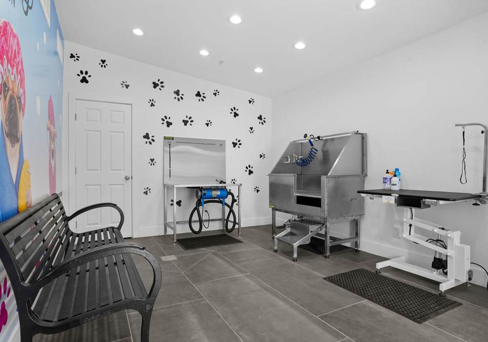 Pet wash station at Cabrillo Apartments in Scottsdale, Arizona