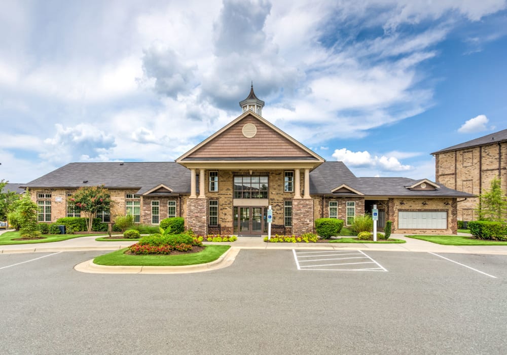 Leasing center at Amberton at Stonewater in Cary, North Carolina