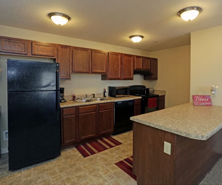 Kitchen with dishwasher at Lake Forest in Daphne, Alabama