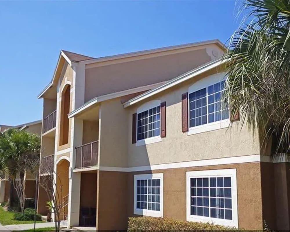 Exterior view of building at  San Marco Apartments in Ormond Beach, Florida