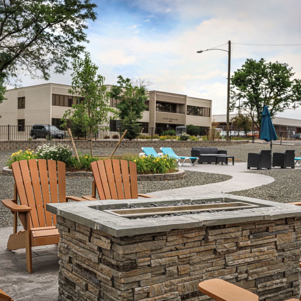Firepit area at Southglenn Place in Centennial, Colorado