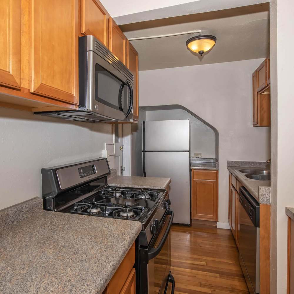 Stainless-steel appliances at Cascade Park in Colorado Springs,Colorado