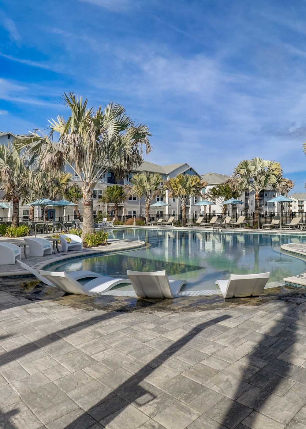 Swimming pool at Seaton Preserve in Jacksonville, Florida