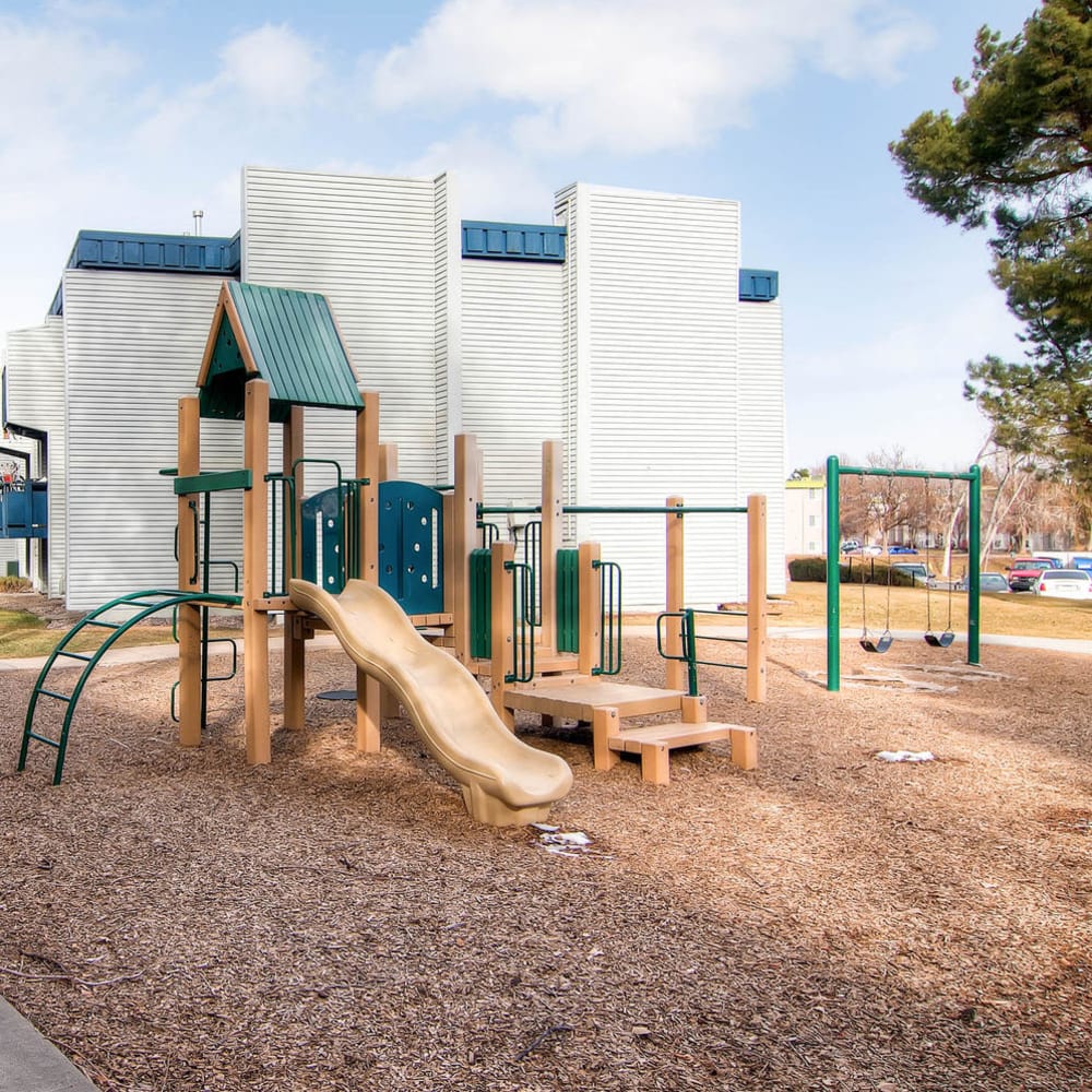 Resident playground at Arvada Village Apartment Homes in Arvada, Colorado