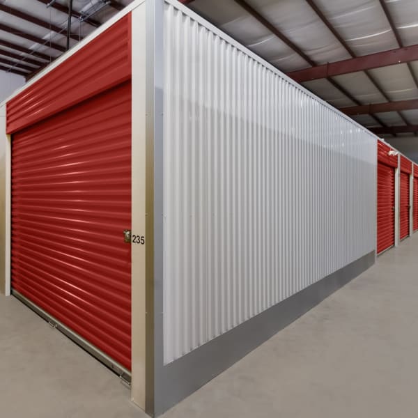 Climate-controlled indoor storage units at StorQuest Economy Self Storage in Texas City, Texas