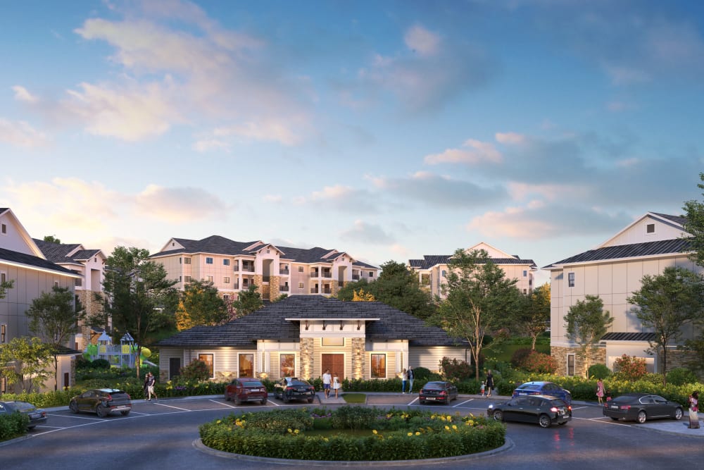 Wide view of THE RESIDENCES AT LANDON RIDGE, San Antonio, Texas