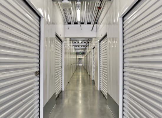 Inside storage units at A-1 Self Storage in San Jose, California