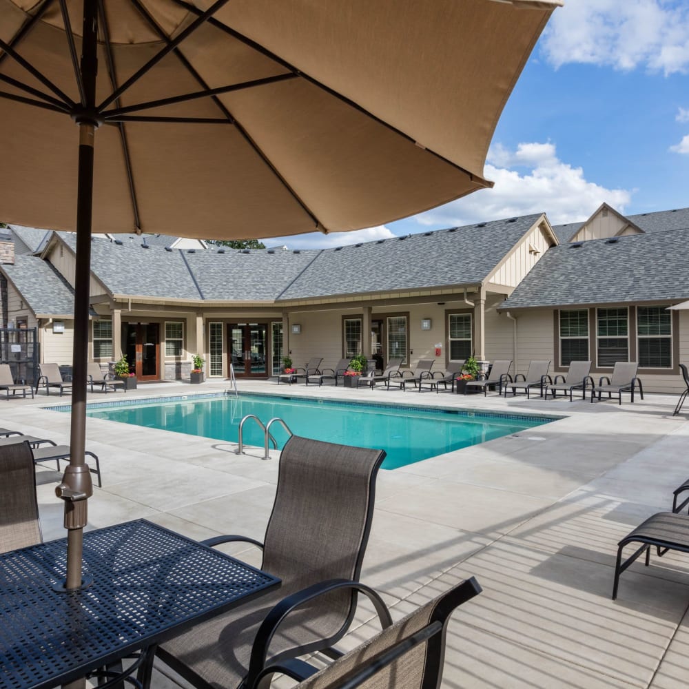 Swimming pool at The Jones in Hillsboro, Oregon