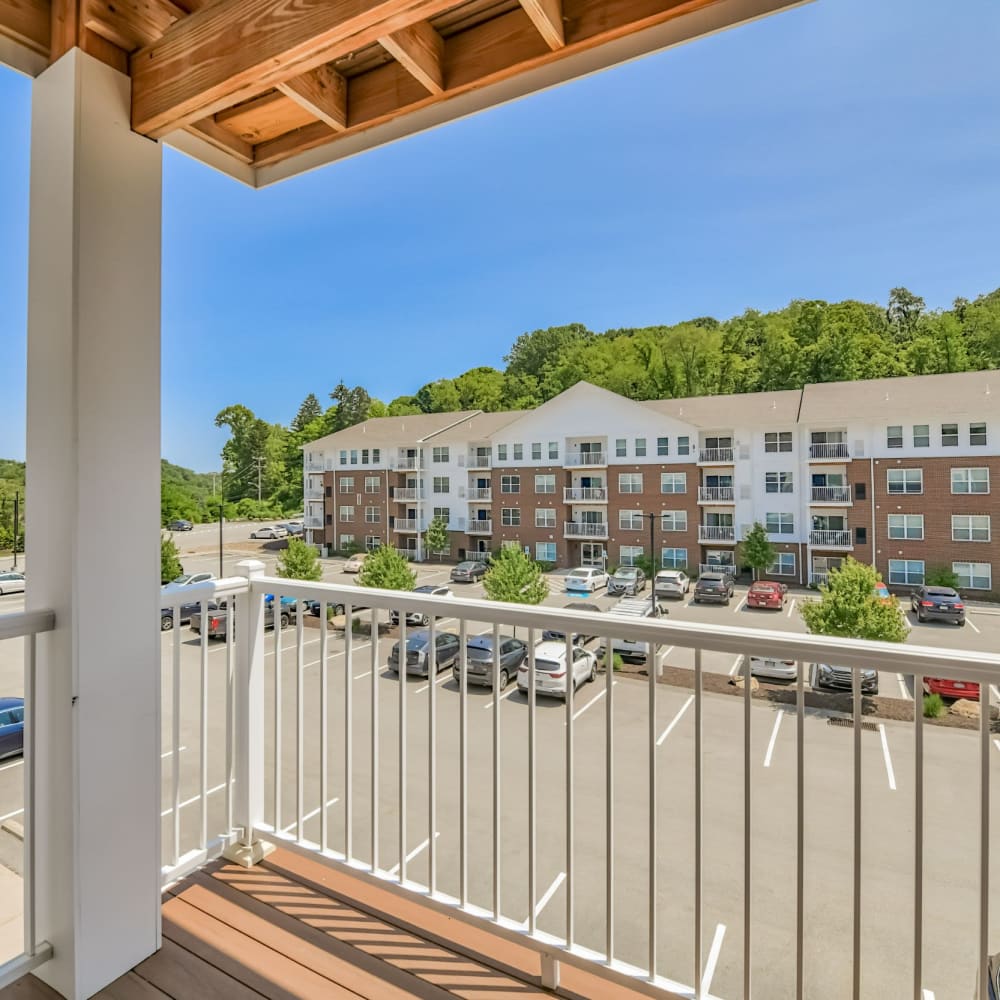 Private balcony at Hamilton Place, Pittsburgh, Pennsylvania