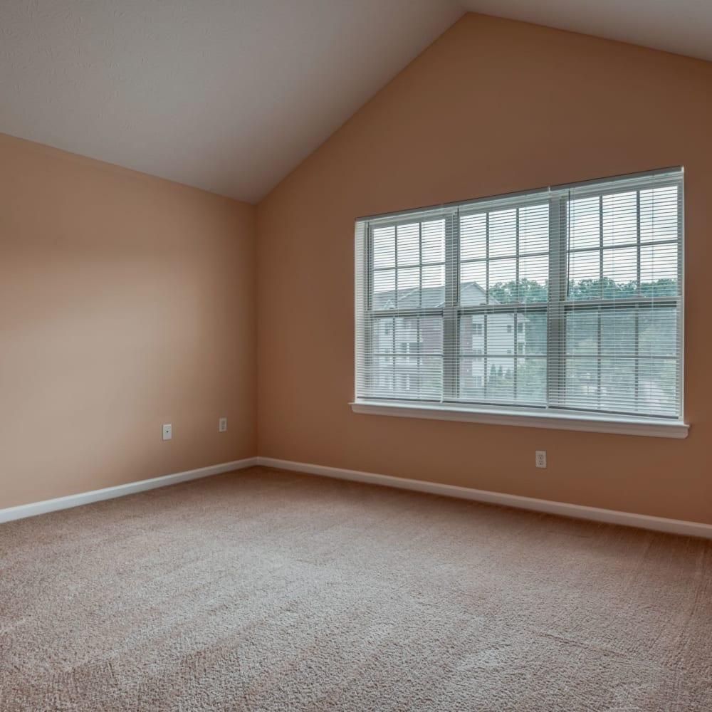 Spacious apartment with large windows and vaulted ceiling at Chatham Commons, Cranberry Township, Pennsylvania