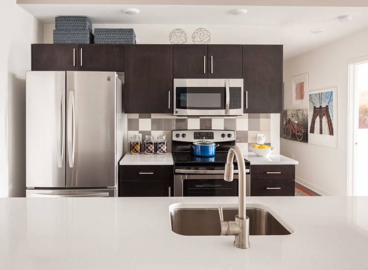 Our apartments in Rochester, NY showcase a beautiful kitchen