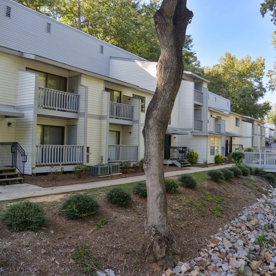Outdoor area at Three Rivers in Columbia, South Carolina