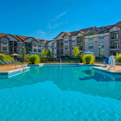 Swimming pool at Parc at Bentonville in Bentonville, Arkansas