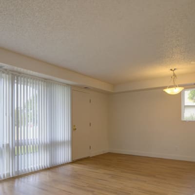 A furnished living room at Clarkdale in Joint Base Lewis McChord, Washington