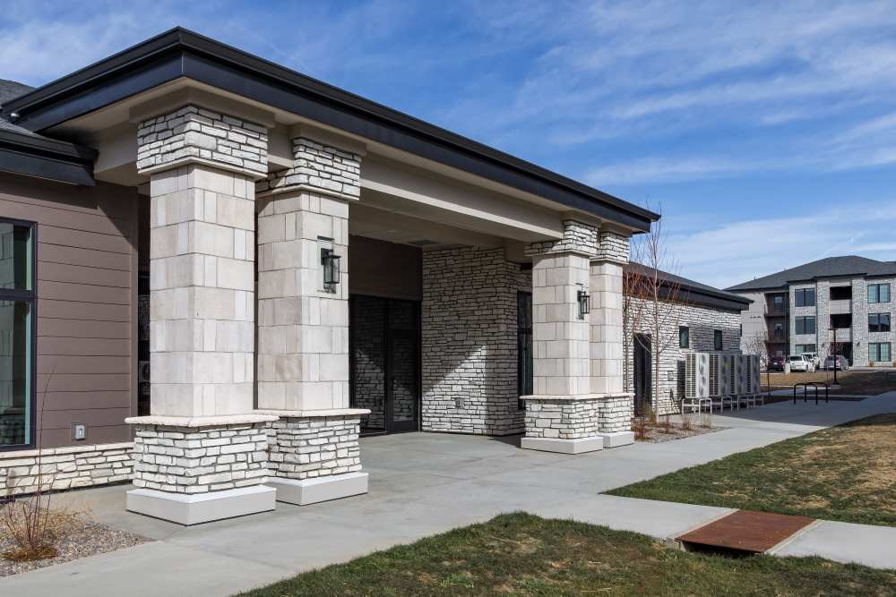 Clubhouse entrance at The Reserves at Eagle Point.