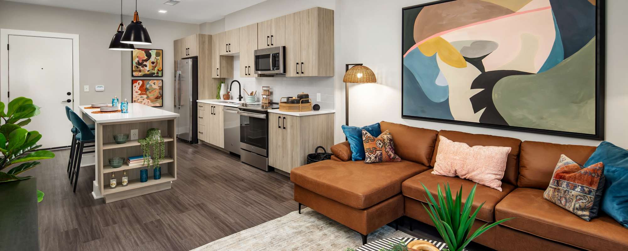 Luxurious clubhouse at Lumen Doraville in Doraville, Georgia