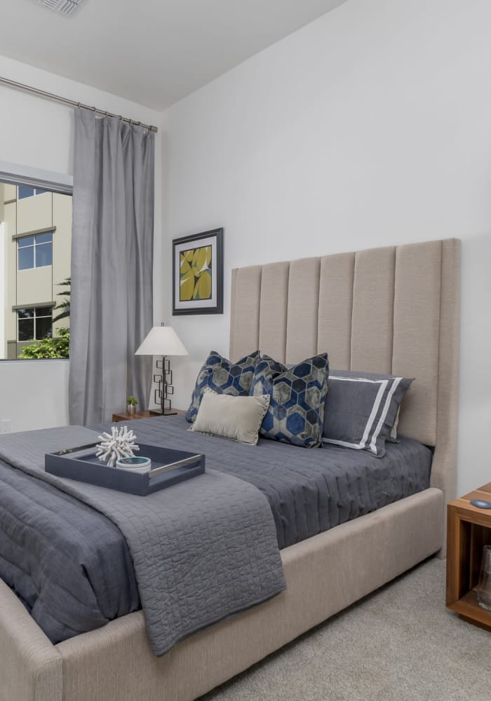 Spacious bedroom with a view at The District at Scottsdale in Scottsdale, Arizona