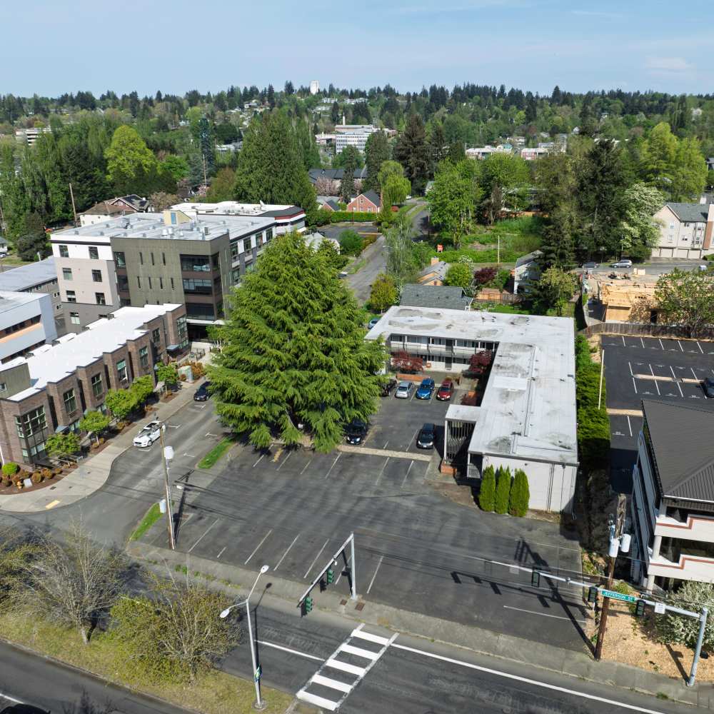 Aerial view at Brentwood 509 Apartments in Olympia, Washington