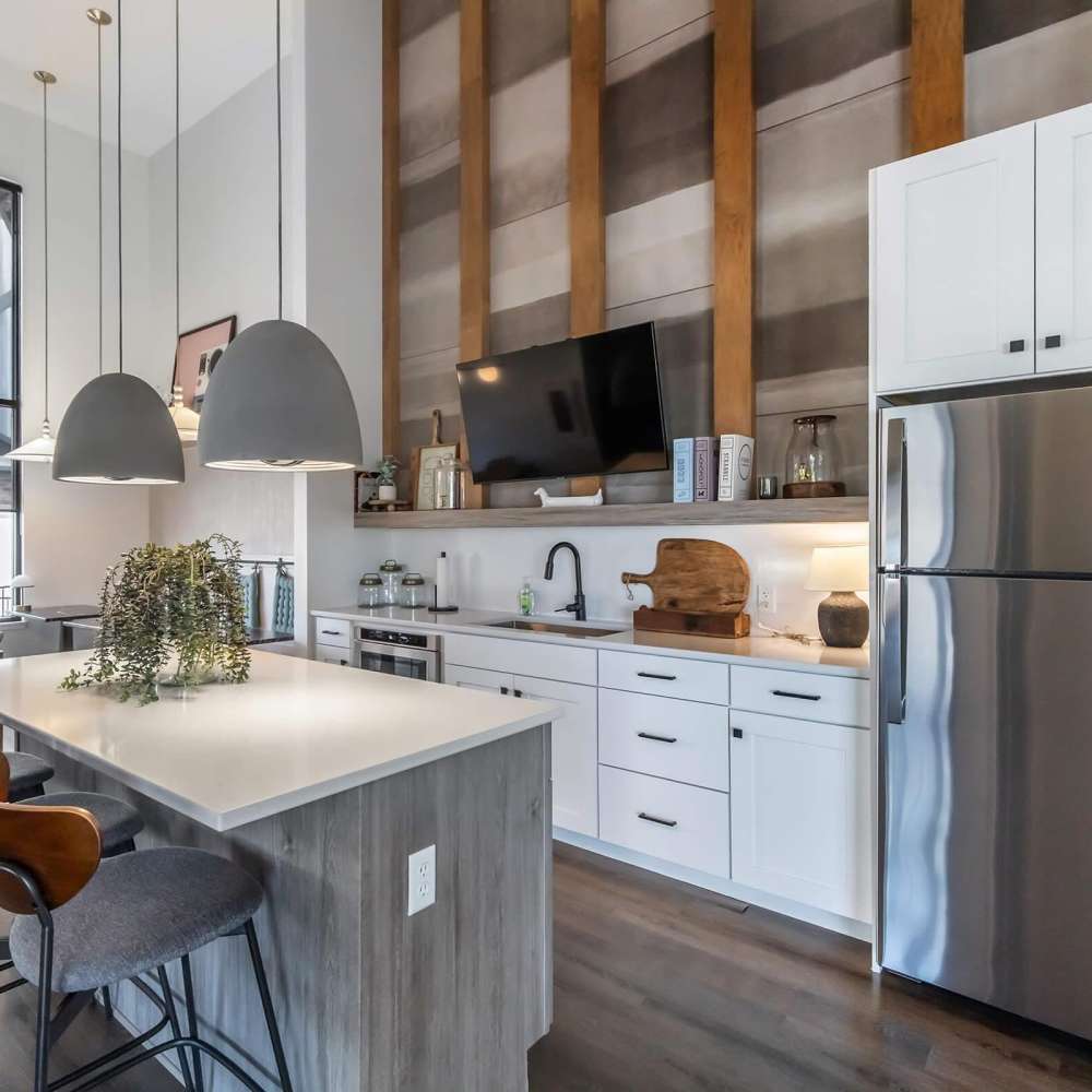 Community kitchen at InterUrban 2.0 in Billings, Montana