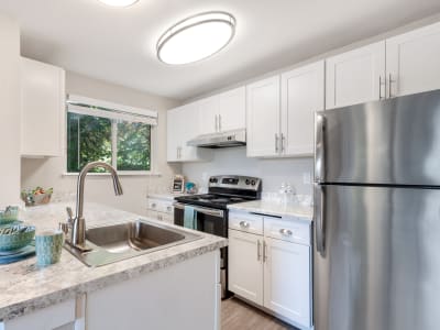 Upgraded kitchen at Chestnut Hills Apartments