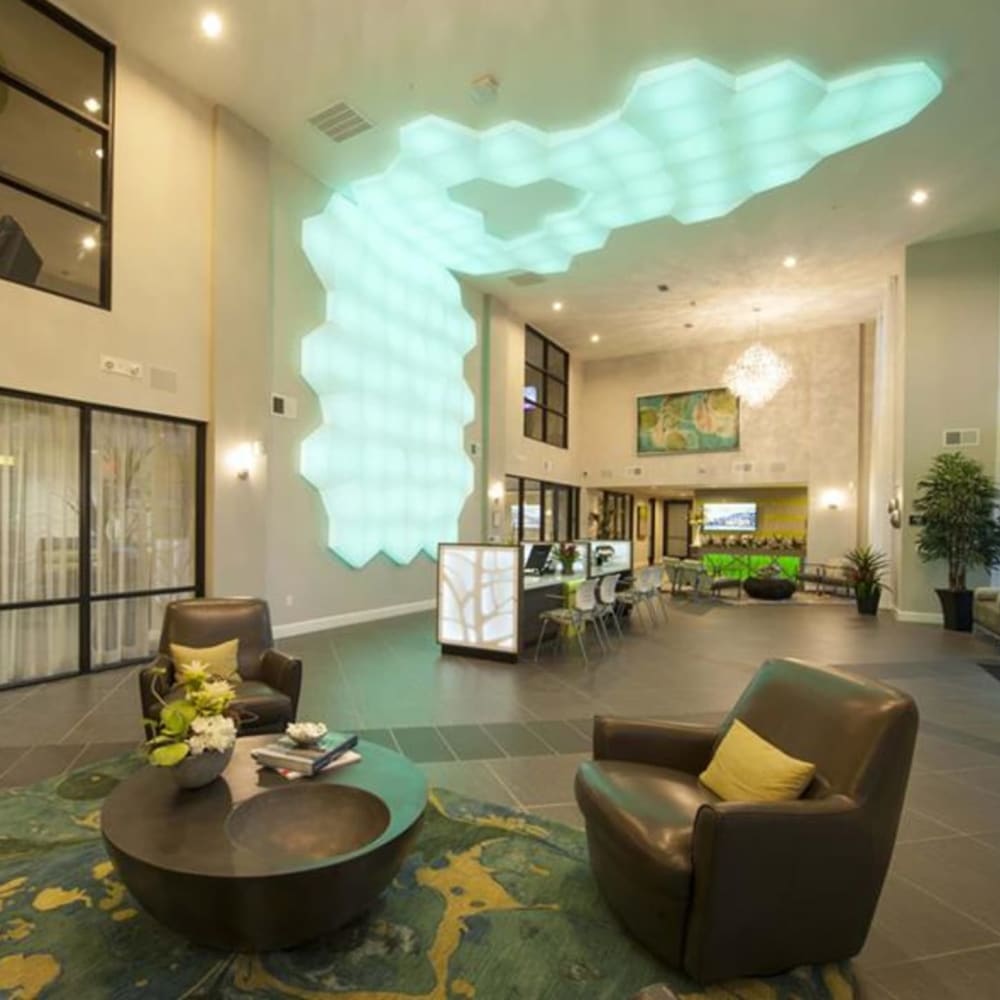 Resident clubhouse at Imperial Lofts in Sugar Land, Texas