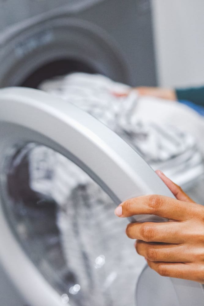 Laundry facility at Lancaster Club Apartments in Lancaster, Ohio