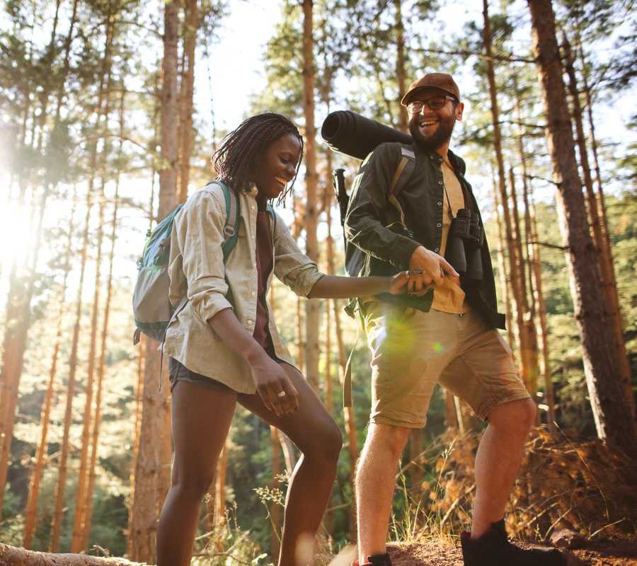 Hiking near The Overlook at Keystone Canyon in Reno, Nevada