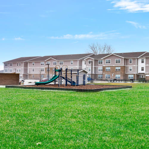 Playground at Parker Glen in Champaign, Illinois