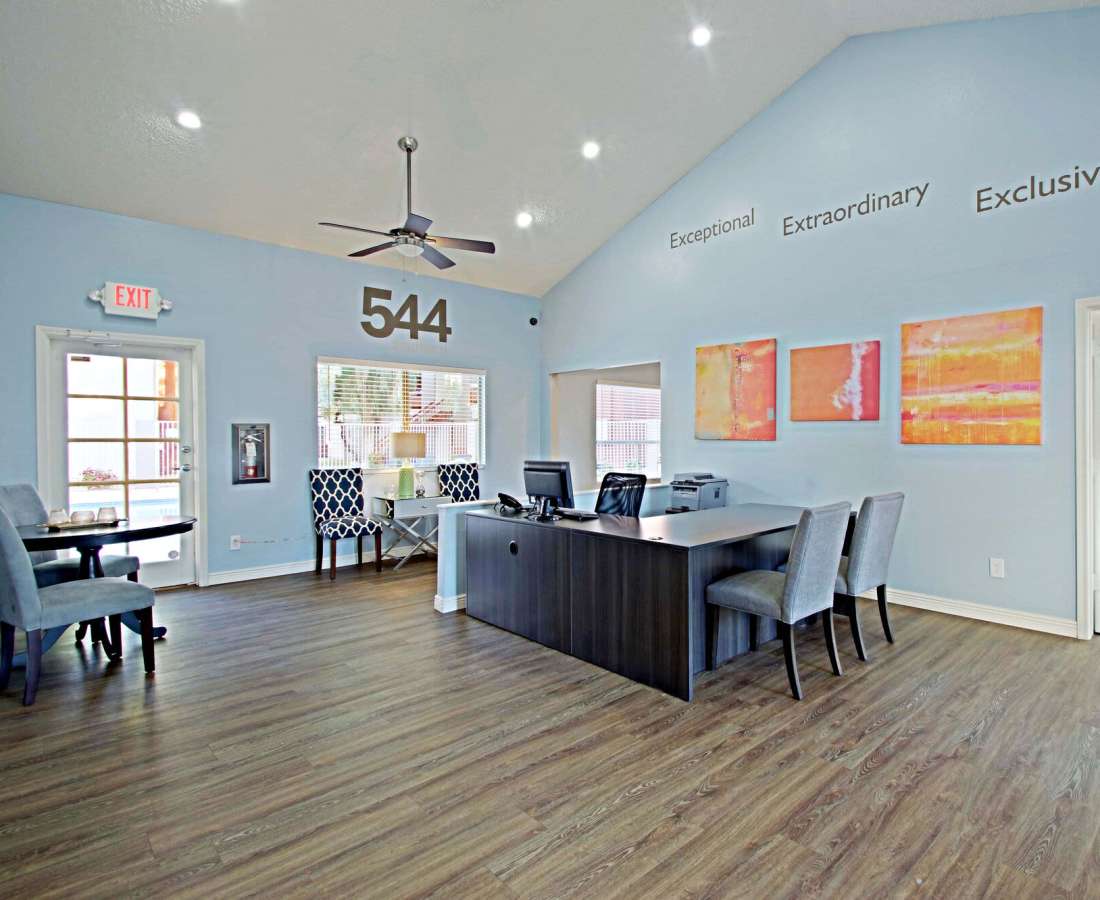 Front office at 544 Southern Apartments in Mesa, Arizona