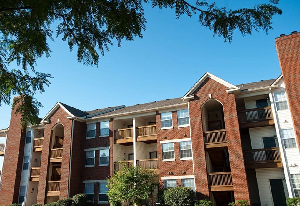 Exterior of Beaumont Farms Apartments in Lexington, Kentucky