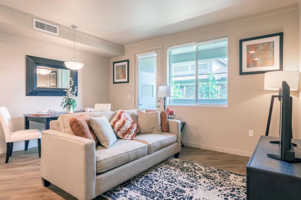Living room at Eight Mile House in Stockton,California