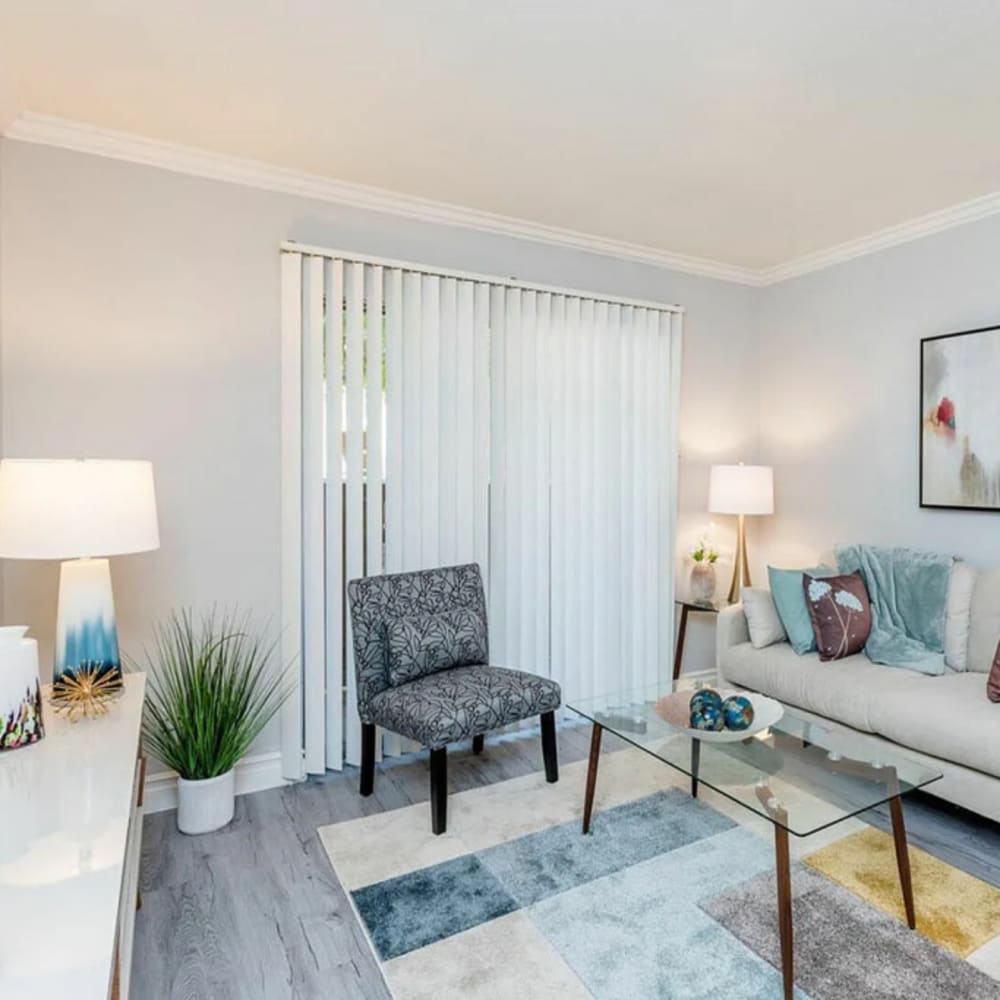Spacious living room at Ridge Point in Houston, Texas