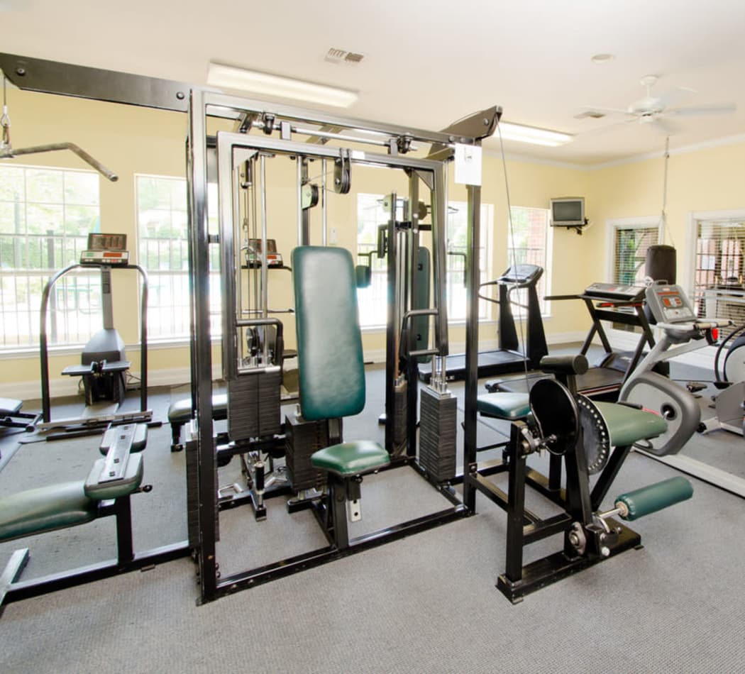Enjoy a well-equipped fitness center in Antioch, Tennessee
