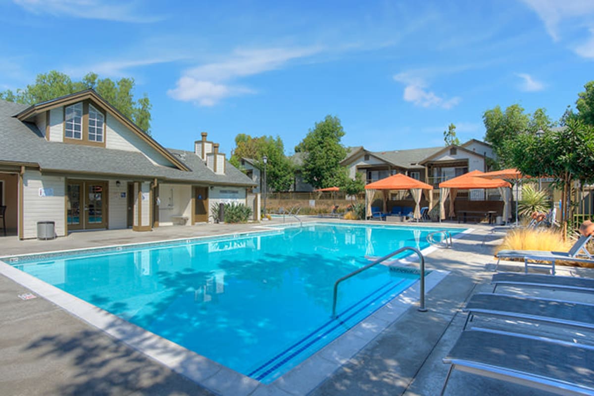 Resort-style pool at Reserve at Chino Hills in Chino Hills, California