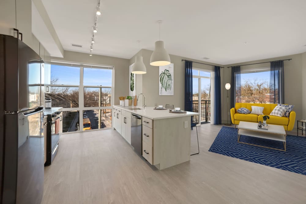 Spacious and open layouts at Big Sky Flats in Washington, District of Columbia