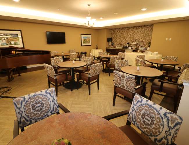 Indoor common area at The Harmony Collection at Roanoke - Assisted Living in Roanoke, Virginia
