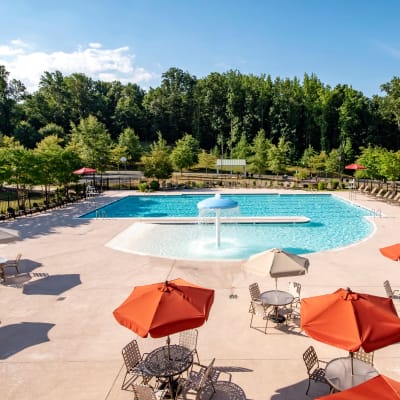 swimming pool at Masters Hill Historic in Quantico, Virginia